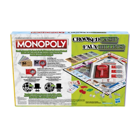 Hasbro Monopoly Crooked Cash Board Game- NEW sealed game - Picture 4 of 7